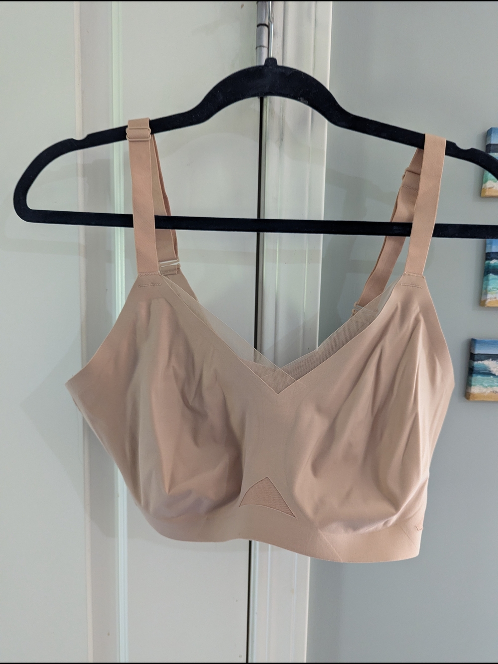 Honeylove Crossover Beige/Nude Wireless Comfort Bra